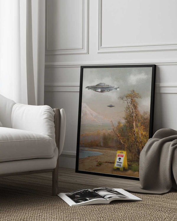 Tablou înramat „Restricted Area” de Dikhotomy