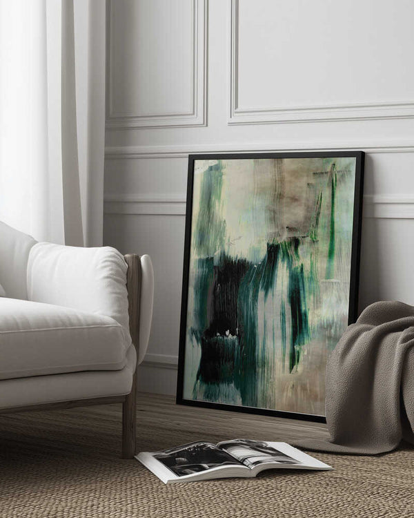 Tablou înramat „Verde 3” de Dan Hobday