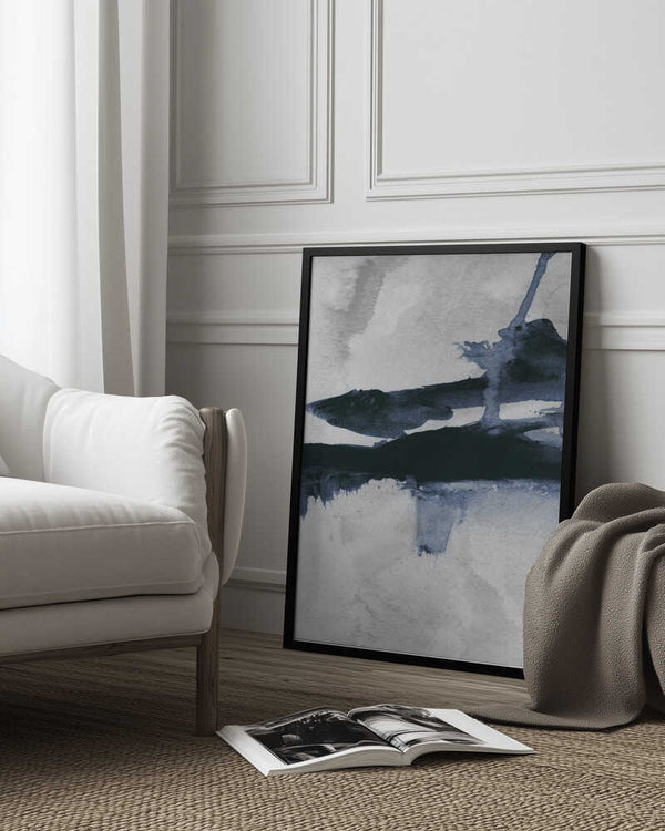 Tablou înramat „Blu 1” de Dan Hobday