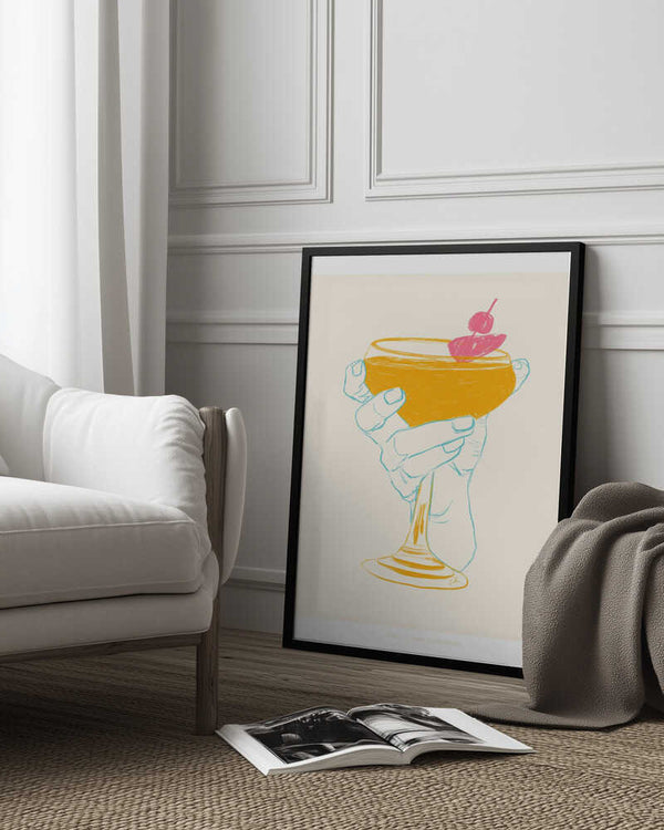 Tablou înramat „Jlr Cocktail1” de Jenny Liz Rome