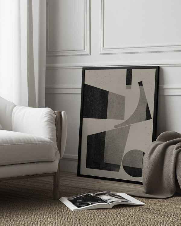 Tablou înramat „Geometric Harmony” de THE MIUUS STUDIO