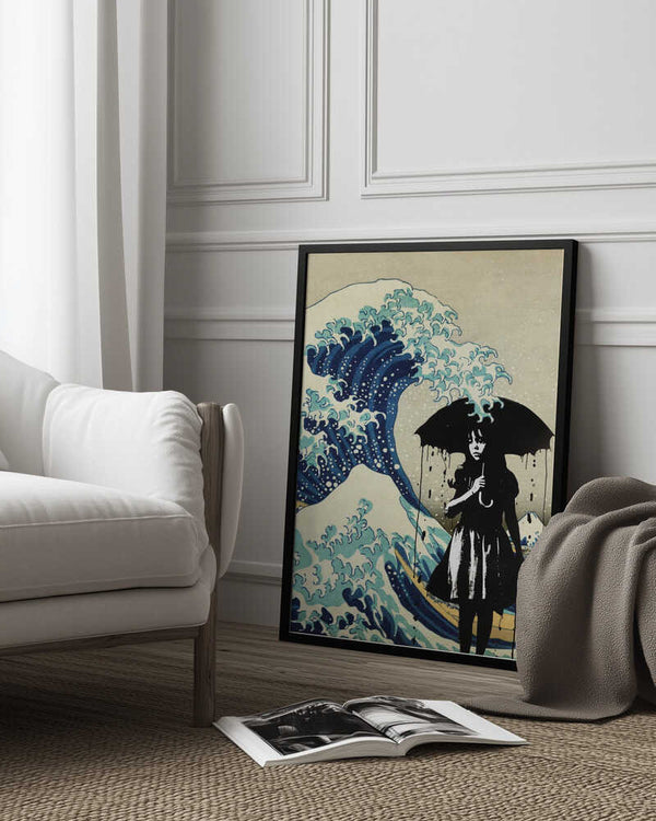 Tablou înramat „Under the Wave” de Dikhotomy