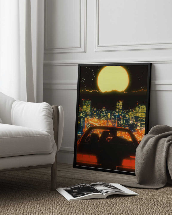 Tablou înramat „Love Over Japan” de Taudalpoi