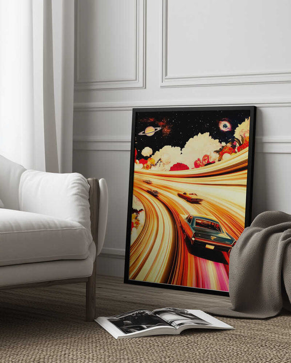 Tablou înramat „Flower Race” de Taudalpoi