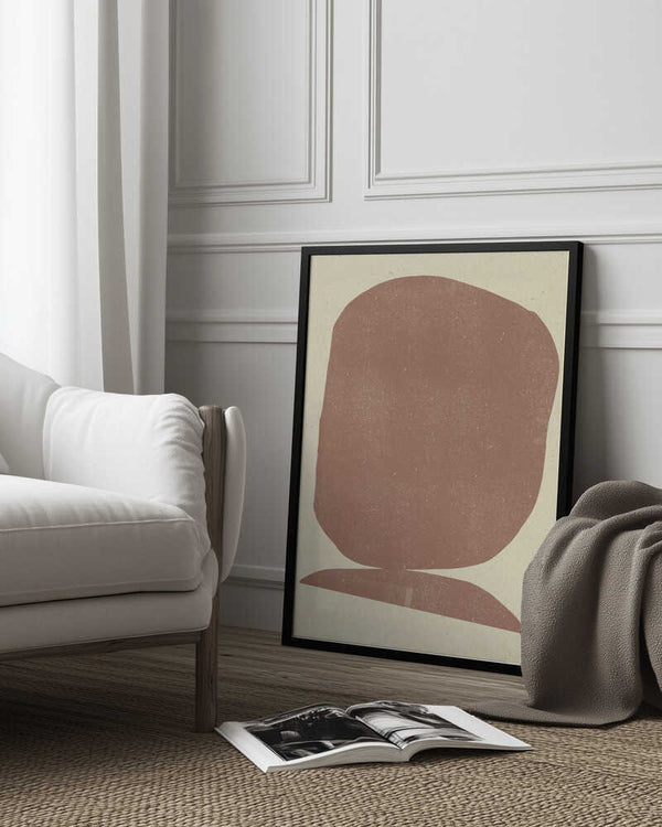 Tablou înramat „Earthy Stone” de THE MIUUS STUDIO