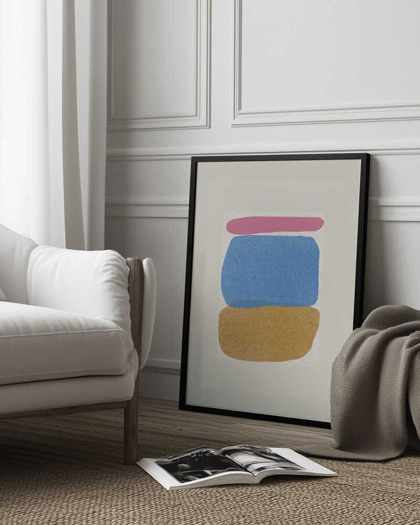 Tablou înramat „Color Harmony Trio” de THE MIUUS STUDIO