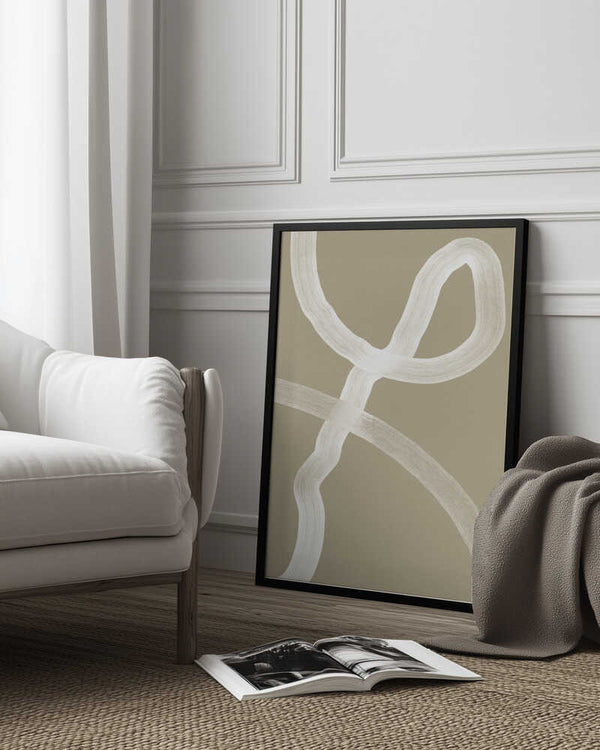 Tablou înramat „Fluid Pathways” de Treechild