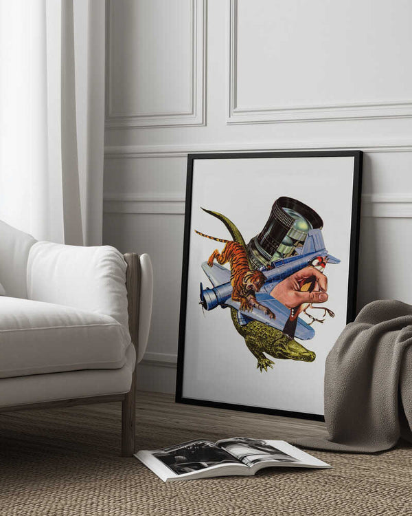 Tablou înramat „Adventures In Zoology” de Mikhail Siskoff