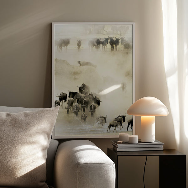 Tablou înramat „Swarming” de Husain Alfraid