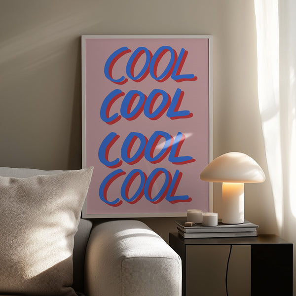 Tablou înramat „Cool Quote 02” de Pictufy Studio