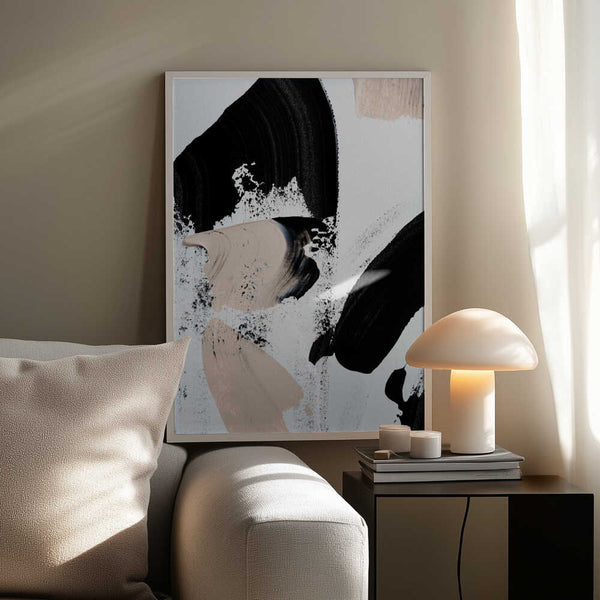 Tablou înramat „Black and Nude” de uplusmestudio