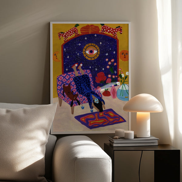 Tablou înramat „Day off from office” de Jota de jai