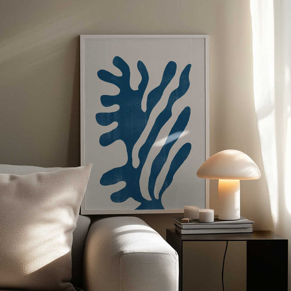 Tablou înramat „Blue Coral Dance” de THE MIUUS STUDIO