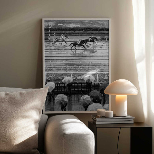 Tablou înramat „ Horse racing” de Takashi Hasegawa