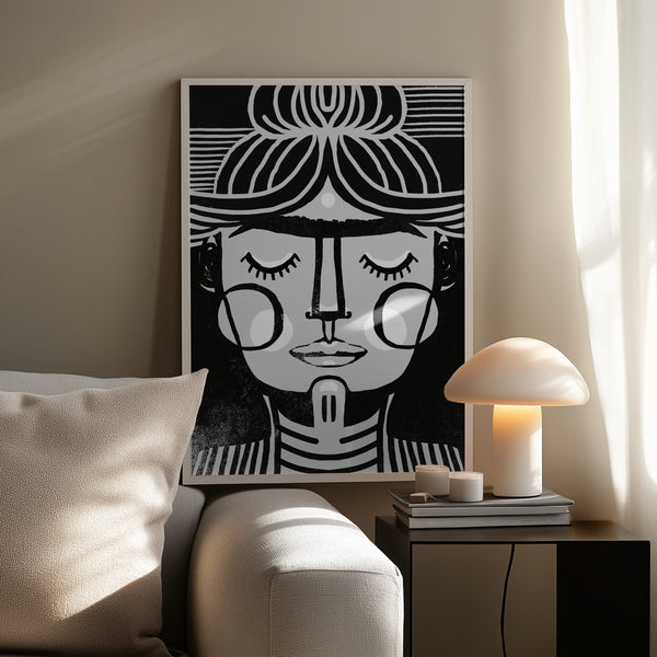 Tablou înramat „Symmetric Serenity” de Treechild