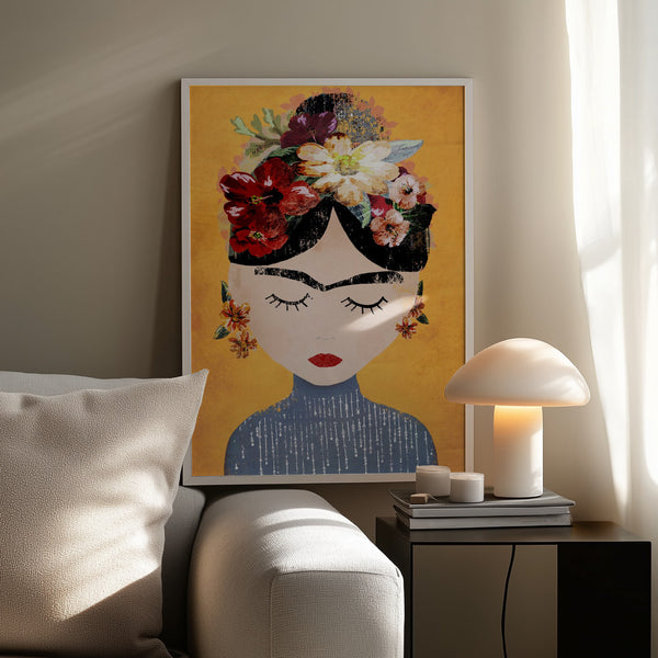 Tablou înramat „Floral Serenity” de Treechild