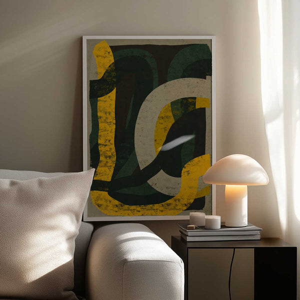 Tablou înramat „Winding Rhythms” de Treechild