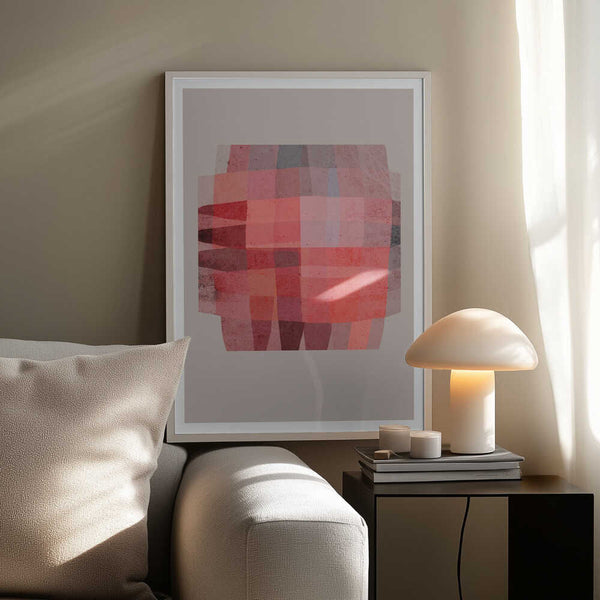 Tablou înramat „Pink Mosaic Dreams” de Treechild