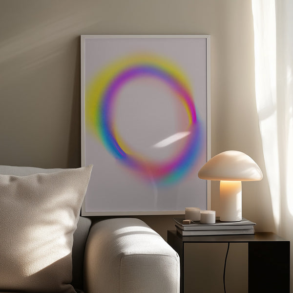 Tablou înramat „Luminous Spectrum Halo” de Treechild