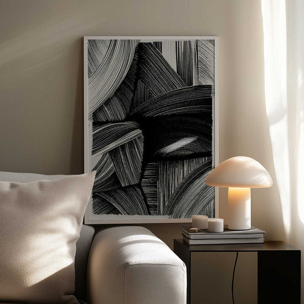 Tablou înramat „Curved Line Symphony” de Treechild