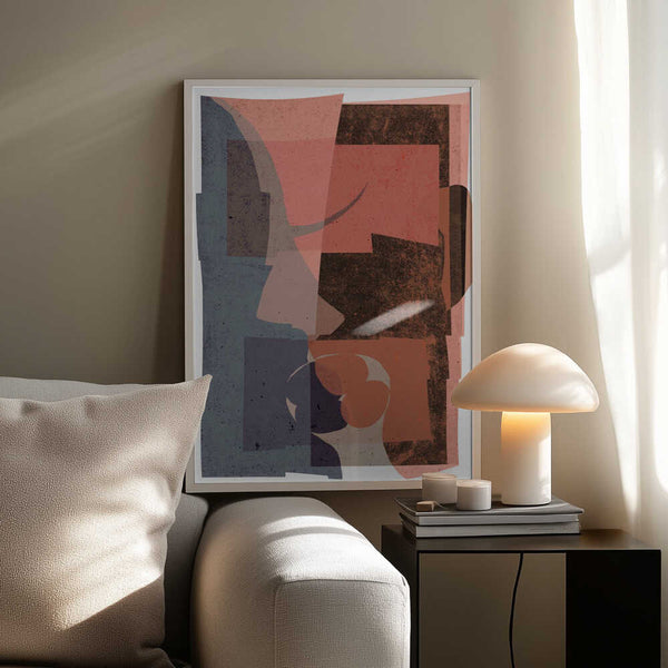 Tablou înramat „Fragmented Hues” de Treechild