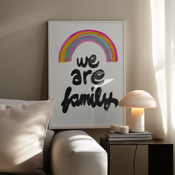 Tablou înramat „Rainbow Unity” de Treechild