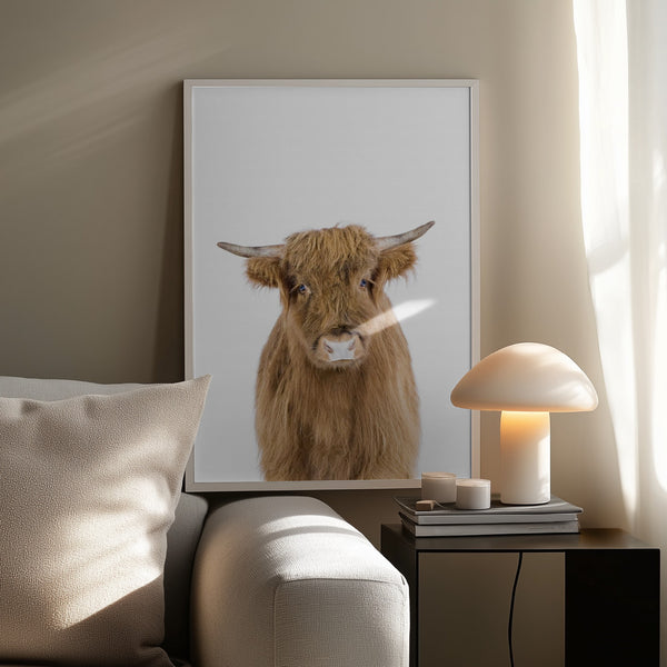 Tablou înramat „Baby Cow” de Kathrin Pienaar