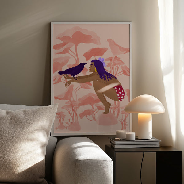 Tablou înramat „Raven” de Jota de jai