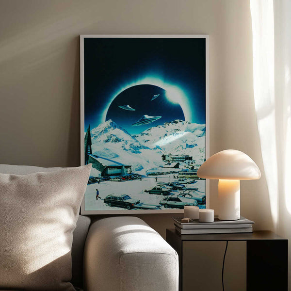 Tablou înramat „Winter Eclipse” de Taudalpoi