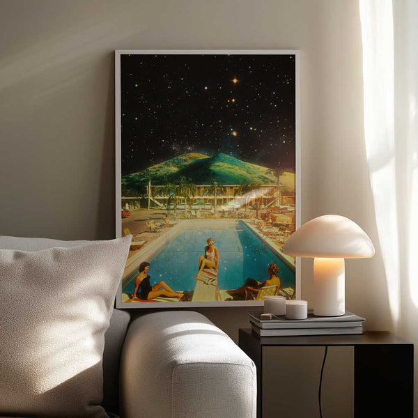 Tablou înramat „Space Pool” de Taudalpoi