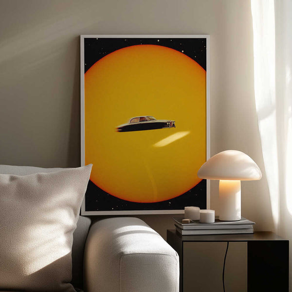 Tablou înramat „Space Chase” de Taudalpoi