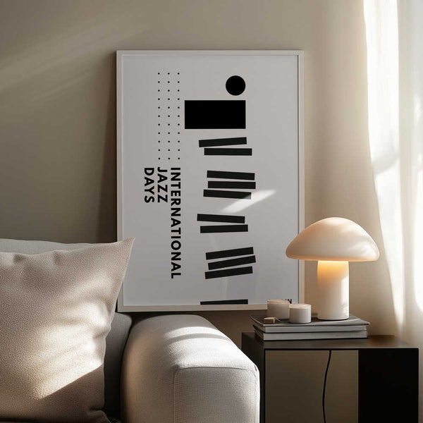 Tablou înramat „Jazzy Days 4” de Kubistika