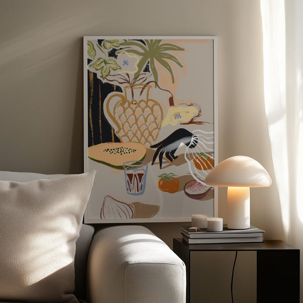 Tablou înramat „Fruitful Spread” de Arty Guava