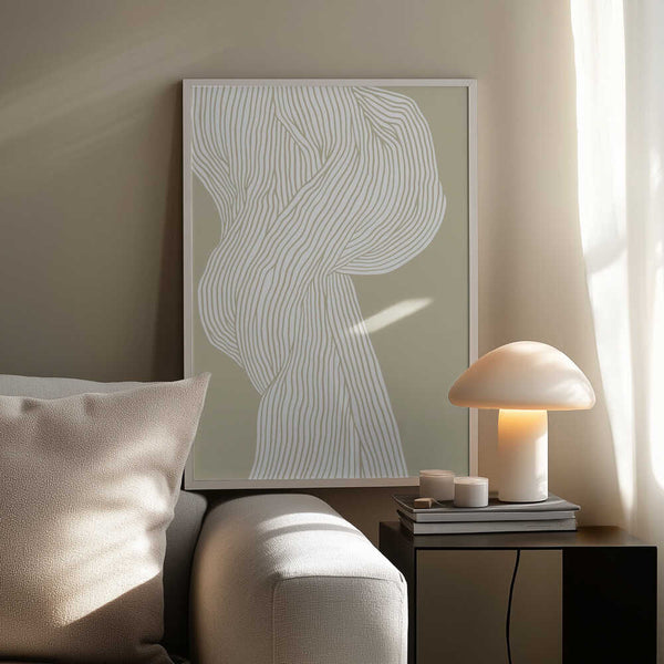 Tablou înramat „Flowing Strands” de Treechild