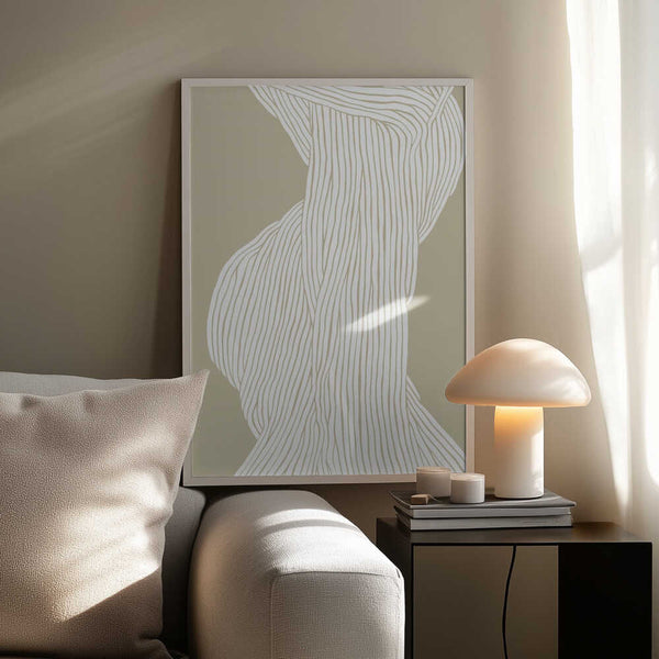 Tablou înramat „Flowing Lines Emerge” de Treechild