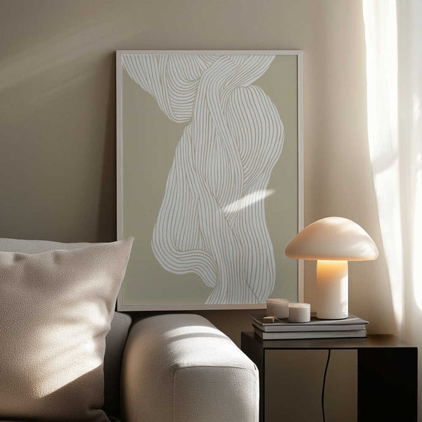 Tablou înramat „Flowing Lines Ballet” de Treechild