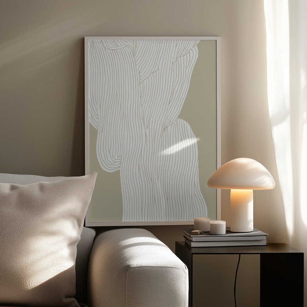 Tablou înramat „Flowing Line Harmony” de Treechild