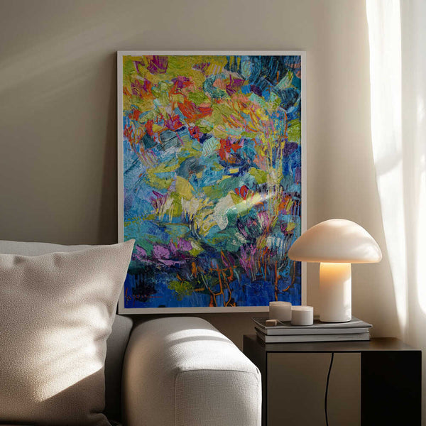 Tablou înramat „Radiant Pond Sonata” de Dorothy Fagan