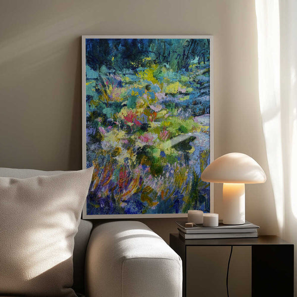 Tablou înramat „Vibrant Garden Glow” de Dorothy Fagan