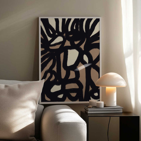 Tablou înramat „Dynamic Interplay Of Shapes” de Little Dean