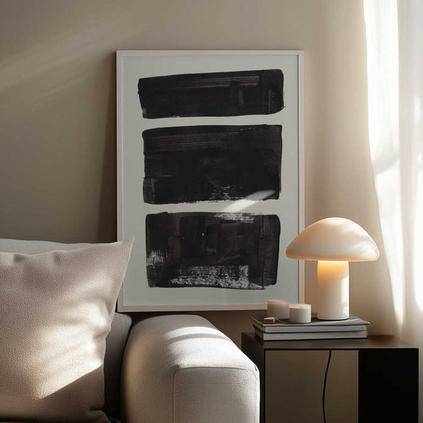 Tablou înramat „Ink Motif 9” de Ejaaz Haniff