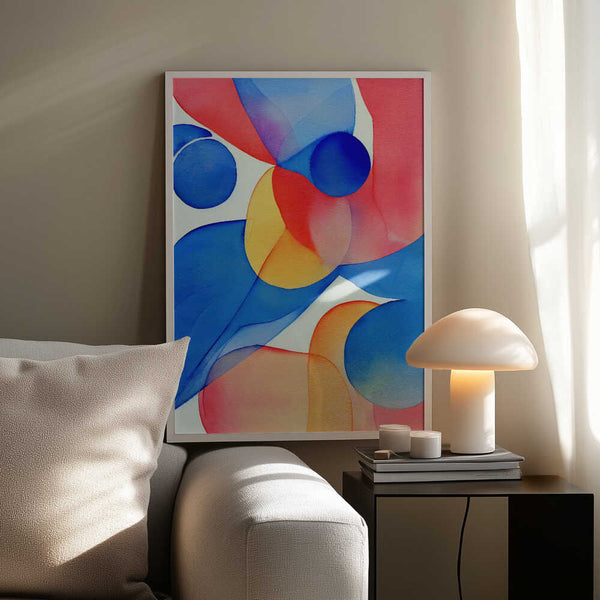 Tablou înramat „Nature Inspired Abstract Watercolor (Day 59)” de Mauro