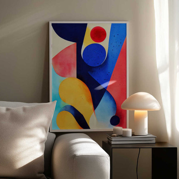 Tablou înramat „Nature Inspired Abstract Watercolor (Day 93)” de Mauro