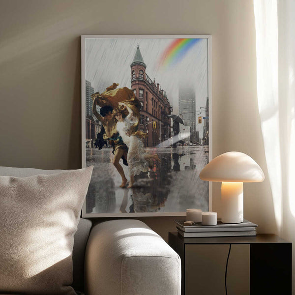 Tablou înramat „Center of the Storm” de Dikhotomy