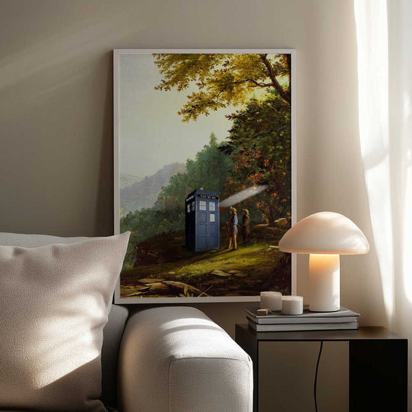 Tablou înramat „Is Time Travel Possible” de Dikhotomy