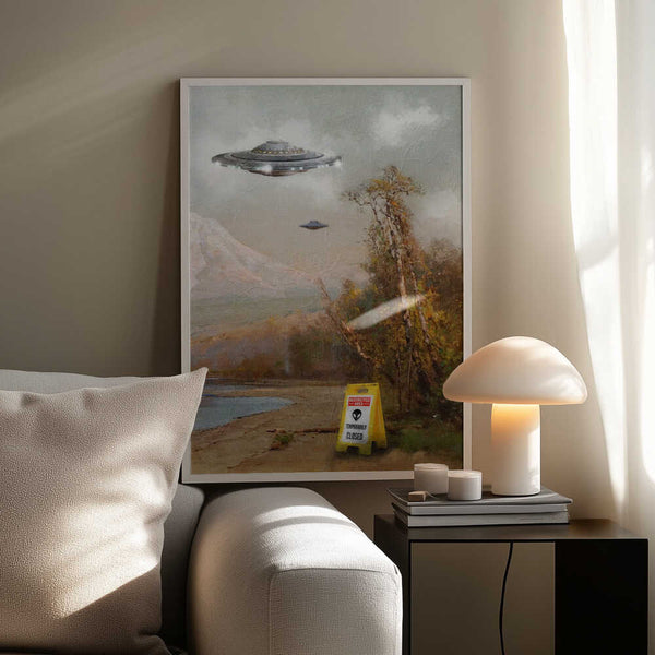 Tablou înramat „Restricted Area” de Dikhotomy