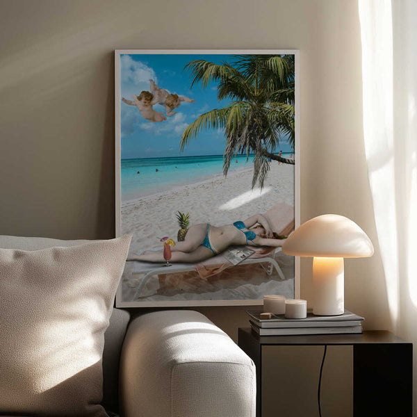 Tablou înramat „Venus On Beach” de Dikhotomy