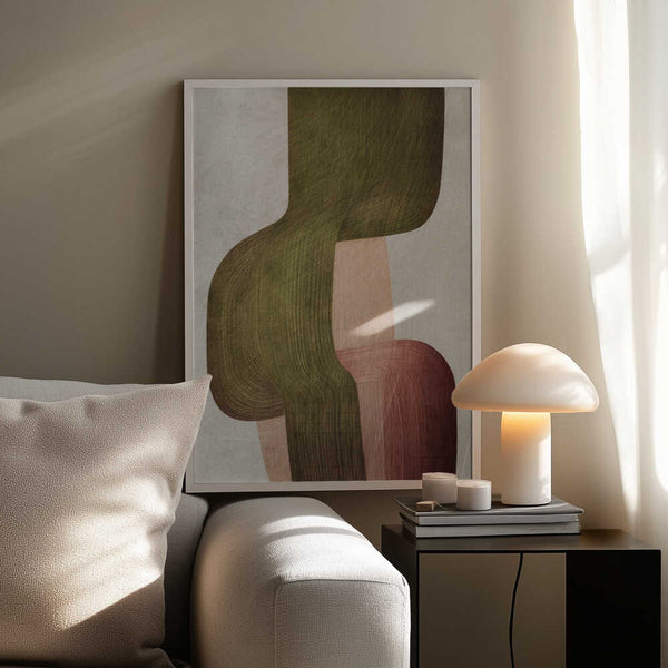 Tablou înramat „Metal Brushs nº1” de Alma