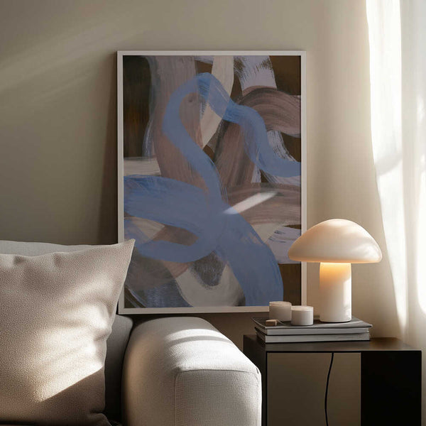 Tablou înramat „Abstract Brush Strokes 124X” de Mareike Böhmer