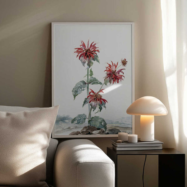 Tablou înramat „A Red Bergamot In a Landscape” de Aert Schouman